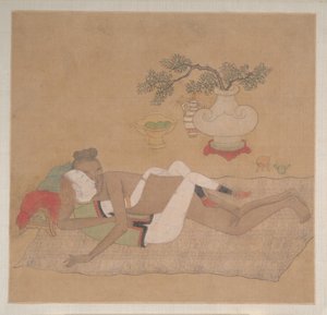 Tartar upseeri vaalean naisen kanssa tekijältä Unknown Artist