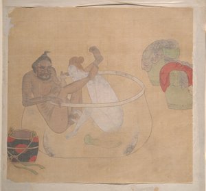 Tartar upseeri vaalean naisen kanssa tekijältä Unknown Artist