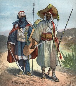 Tuaregit vuonna 1892. tekijältä Unknown artist
