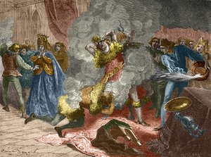 Kiihkeiden pallo tai villien pallo: baijerilaisen Isabeaun (Isabella, Elizabeth) häiden yhteydessä 28. tammikuuta 1393 kuningas naamioitui ja kahlitsi itsensä neljään muuhun hoviherraan. Hänen veljensä, Orlén herttua tekijältä Unknown artist