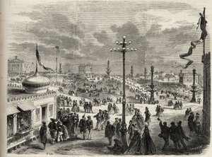Juhla 15. elokuuta 1867 Trocaderolla Pariisissa - Vuoden 1867 kuuluisa universumi tekijältä Unknown artist