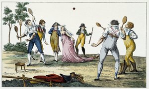 Pitkä kämmen - kaiverrus, deb. 1800-luvulla tekijältä Unknown artist
