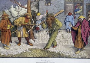 Teatteripelit: Carnival Day - dokumentin repro breughel-puusta tekijältä Unknown artist