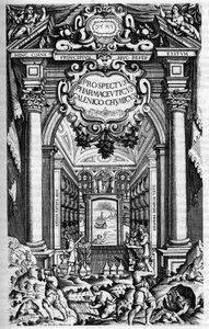 Nimisivu "" PROSPECTUS OF THE PHARMUNICI, jonka alla Milanon erinomaisimman senaatin Galen-Chemicum, Milanon antidote määräyksestä tekijältä Unknown artist