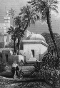maurien asukkaiden haudat Algerin hautausmaalla Bab-el-Ouedissa tekijältä Unknown artist