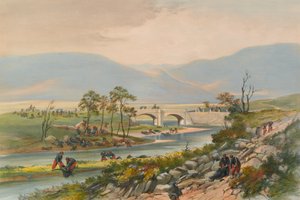 Traktirin silta Tchernayan taistelun jälkeen, 1855 tekijältä Unknown
