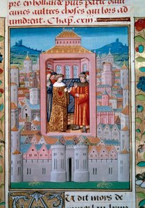 Conflansin sopimus 5.10.1465 kuningas Ludvig XI:n ja Charles de Charolais