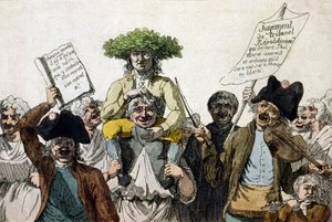 Maratin voitto. Kaiverrus 1800-luvulta tekijältä Unknown artist