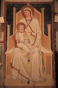 Seinäfresko San Zeno Maggioressa. Verona tekijältä Unknown artist