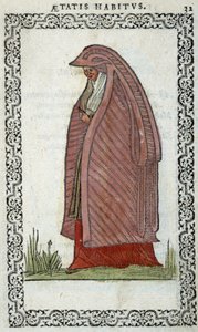 Baionnen nainen (Bayonne?) - Jean Sulperiuksen teoksessa "Habits et éffigies" tekijältä Unknown artist