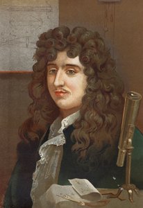 muotokuva Christiaan Huygensista. Hollantilainen fyysikko ja matemaatikko (1629-1695) Louis Figuierin "" Science and its Men" -kirjan mukaan. Barcelona 1881 tekijältä Unknown artist