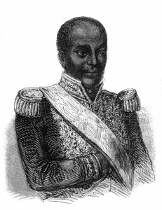 muotokuva Faustin Soulouquesta (1782-1867), Haitin presidentistä (1847-1849) ja keisarista (1849-1859) nimellä Faustin I. tekijältä Unknown artist