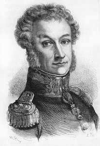 kenraali Cambronnen muotokuva. Viccount Cambronne. Ranskan kenraali (1770-1842). tekijältä Unknown artist