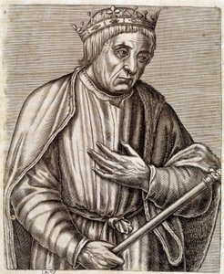 Puolan kuninkaan Kasimir III Suuren muotokuva. 1310-1370. kaiverrus 1600-luvulta. tekijältä Unknown artist