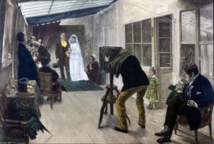 valokuvaajan työpaja Pariisissa vuonna 1878 tekijältä Unknown artist