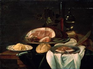"Asetelma", 1650. tekijältä Unknown Old Master