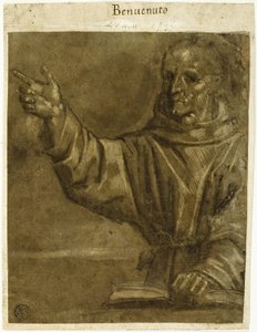 Saint Bernardino of Siena saarnaa avoimesta kirjasta tekijältä Unknown Sienese