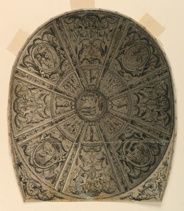Piirustus, kattosuunnittelu: 1790. tekijältä Unknown artistUnknown artist