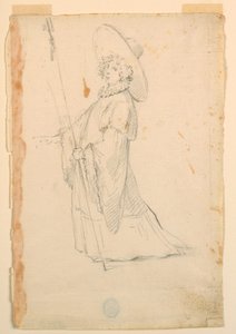 Piirustus, pukusuunnittelu: 1720, n. 1720. tekijältä Unknown artistUnknown artist