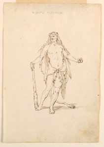 Piirustus, pukusuunnittelu: 1720, n. 1720. tekijältä Unknown artistUnknown artist