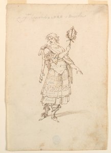 Piirustus, pukusuunnittelu: 1720, n. 1720. tekijältä Unknown artistUnknown artist