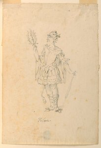 Piirustus, pukusuunnittelu: 1720. tekijältä Unknown artistUnknown artist
