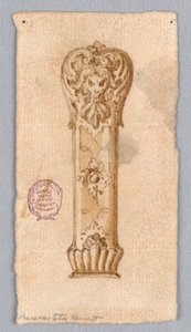 Piirustus, Design a Handle, 1700-1900-luku tekijältä Unknown artistUnknown artist