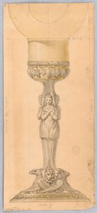 Piirustus, maljan malli, 1825-1850
