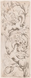 Vedos, Ornamentit tai groteskit (Groteskiornamentti), n. 1653. tekijältä Unknown artistUnknown artist
