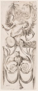 Vedos, Ornamentit tai groteskit (Groteskiornamentti), n. 1653. tekijältä Unknown artistUnknown artist