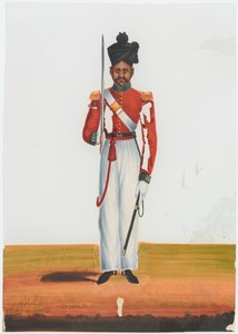 2. Martin-pataljoonan Subadar, Madrasin armeija tekijältä Unknown artist