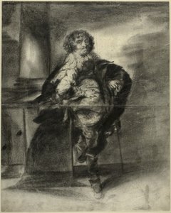 Mies 17. vuosisadan puvussa tekijältä Unknown artist