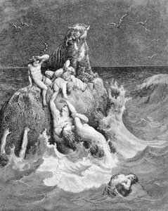 Kohtaus vedenpaisumuksesta, Genesis tekijältä Unknown artist
