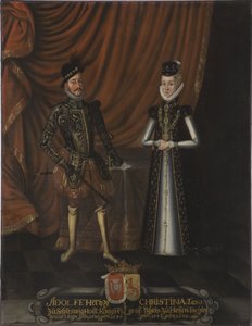 Adolphe de Holstein Gottorp ja Christine de Hesse - Holstein-Gottorpin herttua Adolf tekijältä Unknown artist