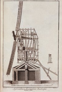 Maalaismainen maataloustalous: tuulimylly - Diderot et d