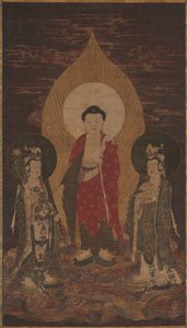 Amitābha Triad tekijältä Unknown artist