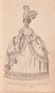 Anne Townshend, Marchioness Townshend Full Court -mekossa tekijältä Unknown artist
