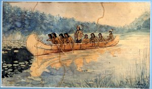 Anonyymi vesiväri. 1800-luvun La Rochelle, New World Museum tekijältä Unknown artist
