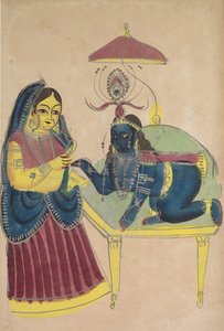 Krishnavauva pyytää voita Yashodasta tekijältä Unknown artist