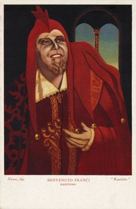 Tervetuloa Franci Verdin "Rigoletto" italialaisena baritonina tekijältä Unknown artist