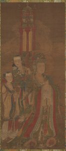 Bodhisattva ja palvelijat tekijältä Unknown artist