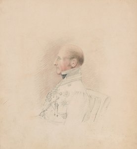 Prikaatikenraali Sir Galbraith Lowry Cole (1772-1842), n. 1835 (kynä ja vesiväri) tekijältä Unknown artist
