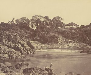 Bungalow at Marble Rocks. Nerbudda tekijältä Unknown artist