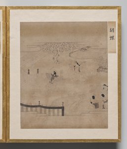 Perhosia Album of Illustrations for the Tale of Genji tekijältä Unknown artist