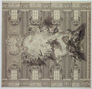 Gesùn kirkon katto, Rooma, Italia tekijältä Unknown artist