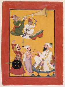 Krishnan syntymän juhlat Bhagavata Puranalta tekijältä Unknown artist