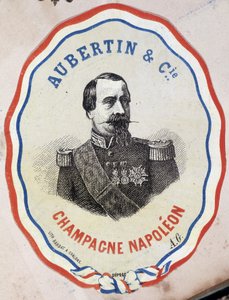 Samppanja Napoleon-Aubertin & Cie. (Napoleon III:n muotokuva) tekijältä Unknown artist