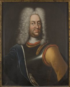 Charles I de Hesse Cassel - Kaarle I:n (1654-1730) muotokuva, Hessen-Kasselin landgrave, Anonymous . Öljy kankaalle tekijältä Unknown artist
