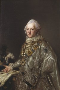Charles XIII roi de Suede - Muotokuva Ruotsin kuninkaan Kaarle XIII:sta (1748-1818), Anonymous . Öljy kankaalle. Mitat: 117x78 cm. Tukholman kansallismuseo tekijältä Unknown artist