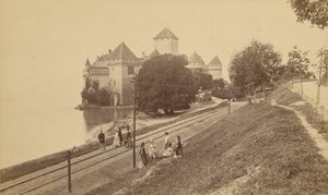 [Chillonin linna Genevenjärvellä] tekijältä Unknown artist